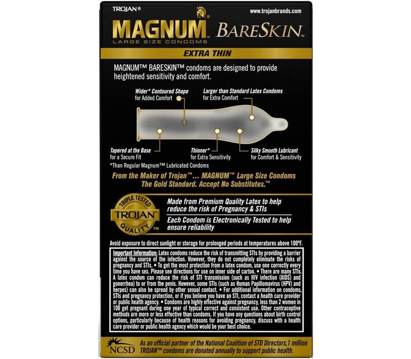 Magnum BareSkin XL condooms