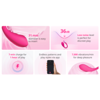 Lush Mini - Draagbare vibrator met app-besturing