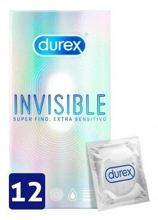 Durex Invisible Ultra Dunne Condooms 12 stuks afbeelding