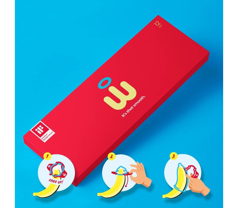 Aanbieding: 3 x 12 condooms en GRATIS Lube 100ml
