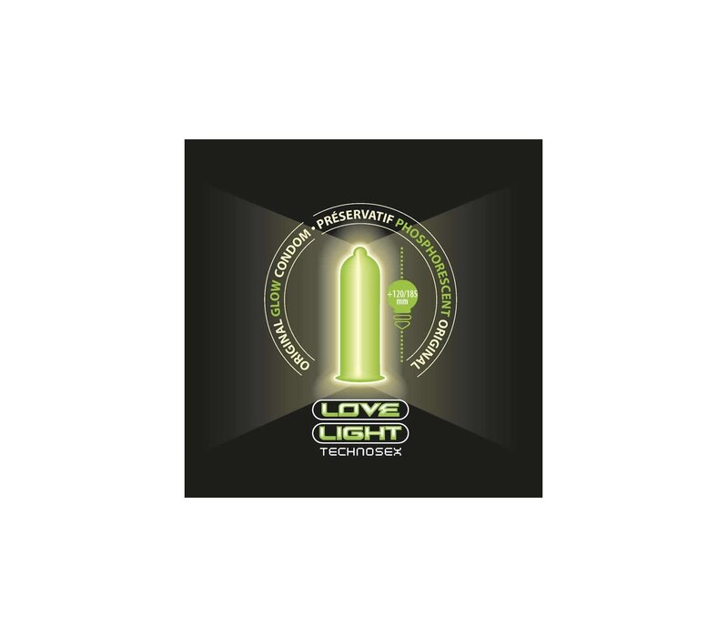 Love Light lichtgevende condooms