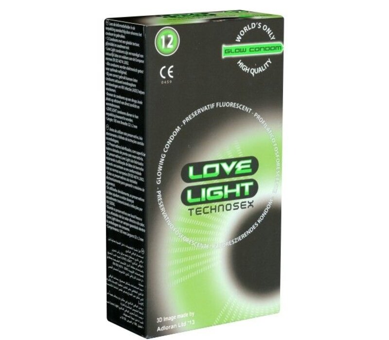 Love Light lichtgevende condooms (doosje 3 stk)