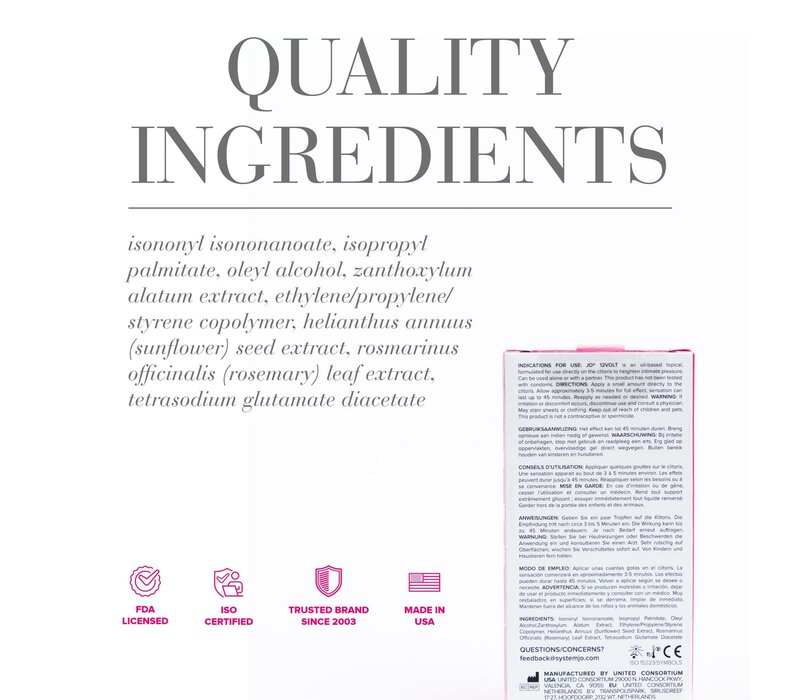 Volt Clitoral Stimulant - clitoris stimulator in vloeibare vorm