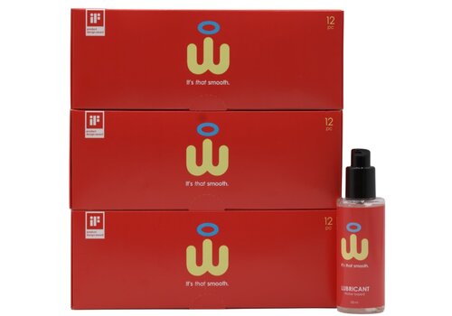 Wingman 36 condooms en GRATIS Lube 100ml