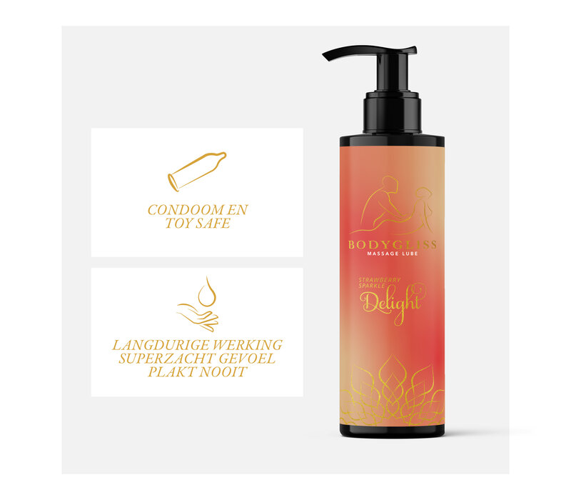 Massage - Strawberry & Champagne Sparkle Delight 150ml