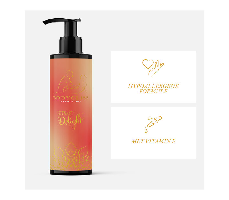Massage - Strawberry & Champagne Sparkle Delight 150ml