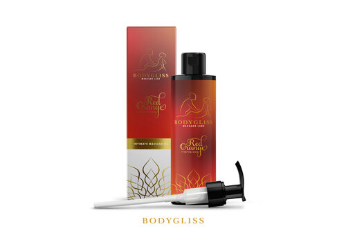 BodyGliss Massage - Red Orange