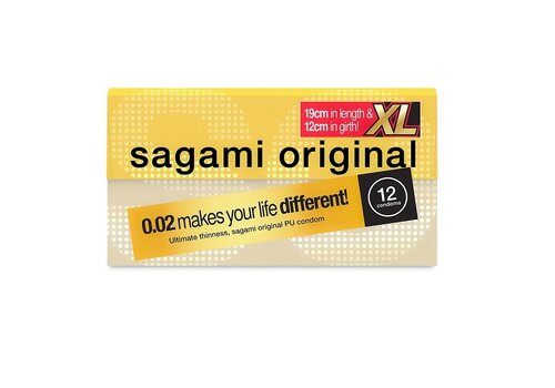 Sagami Original 0.02 Size XL (61mm) - latexvrije condooms