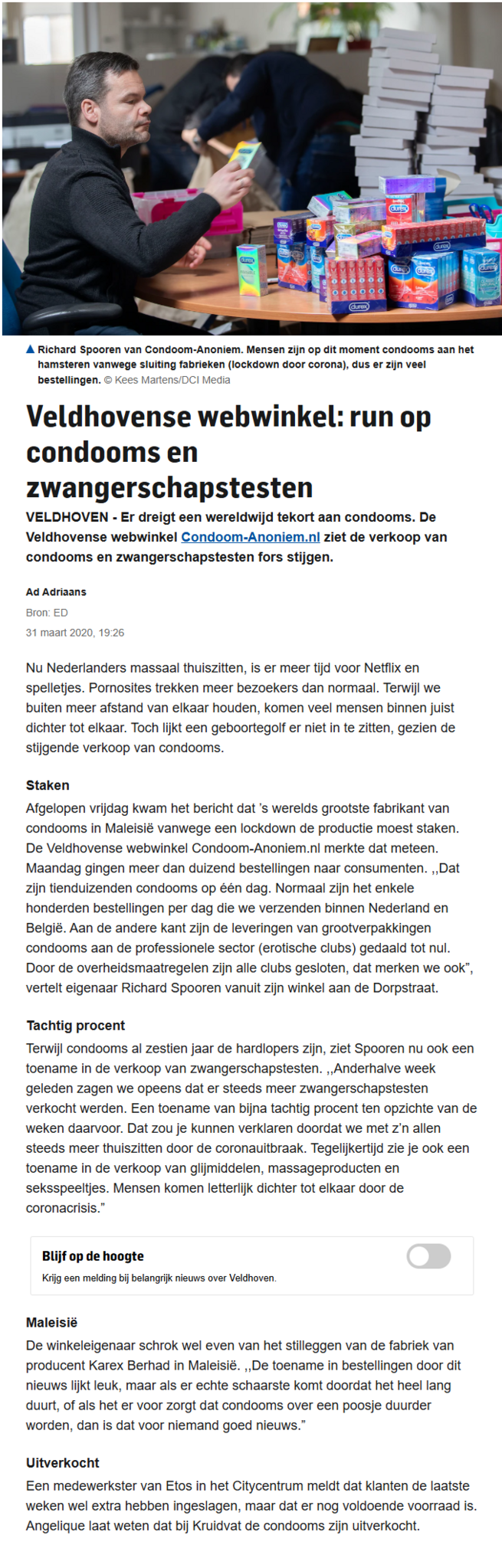 Richard Spooren Eindhovens Dagblad