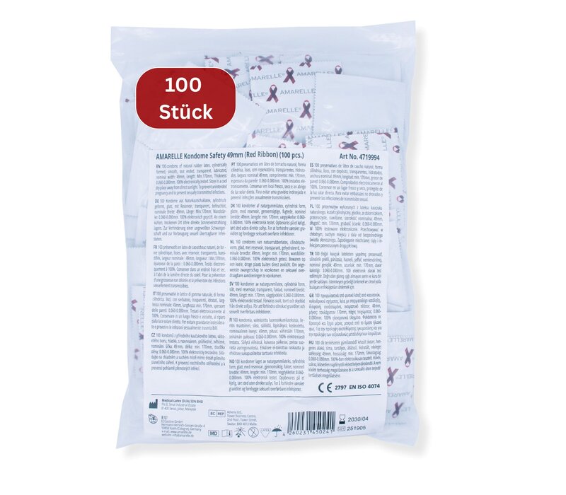 Safety Red Ribbon condooms - maat 49