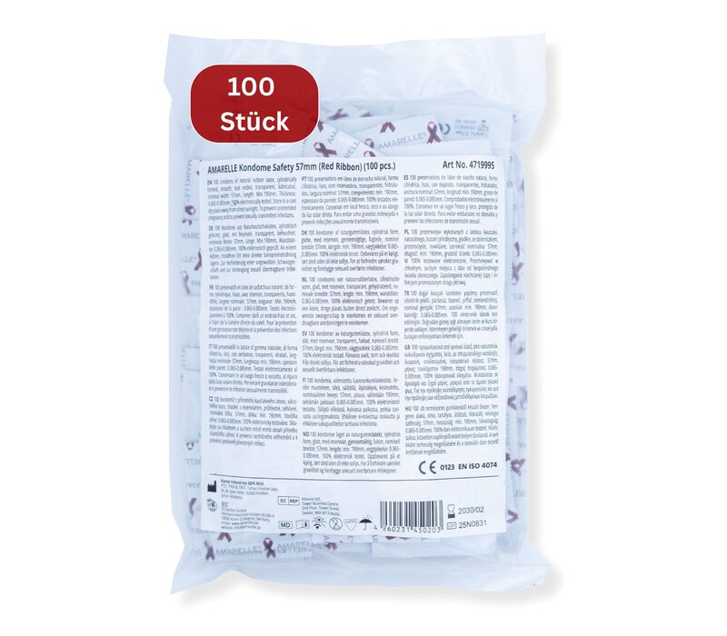 Safety Red Ribbon condooms - maat 57