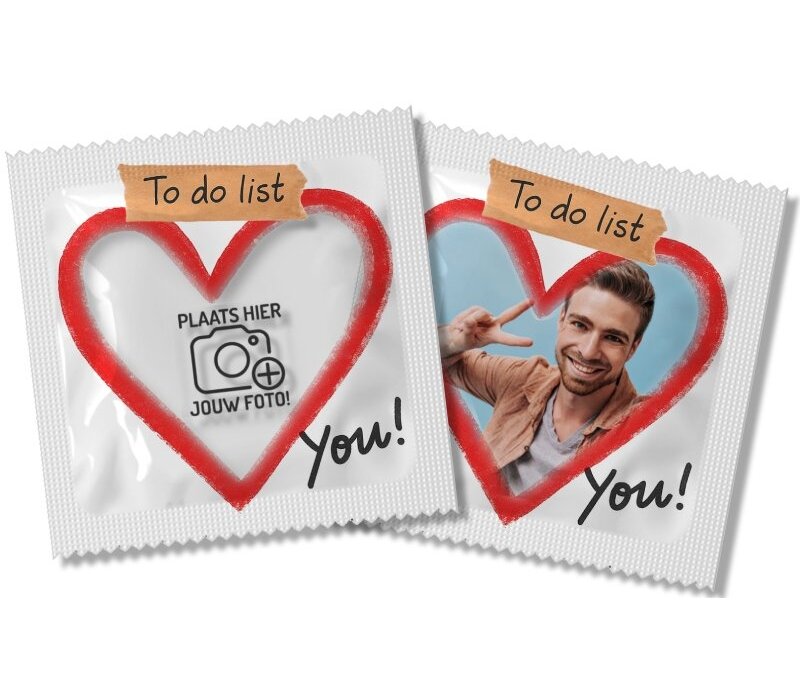 Foto condoom - Valentijn