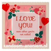 Valentijns condooms (4 designs)