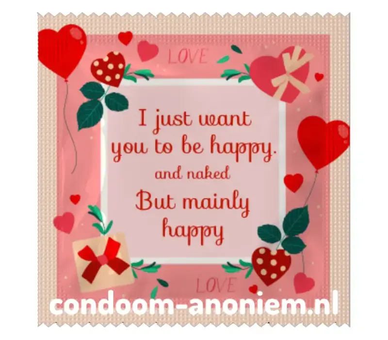 Valentijns condooms (4 designs)