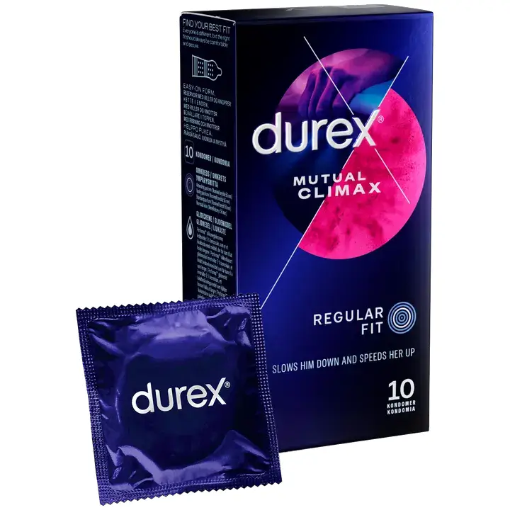 Durex Mutual Climax (Orgasmic) Condooms Voor Intensere Beleving 10 stuks afbeelding 1