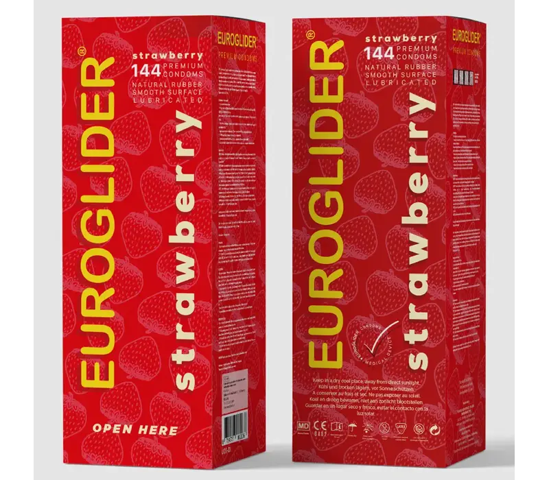 Strawberry 144 rode condooms