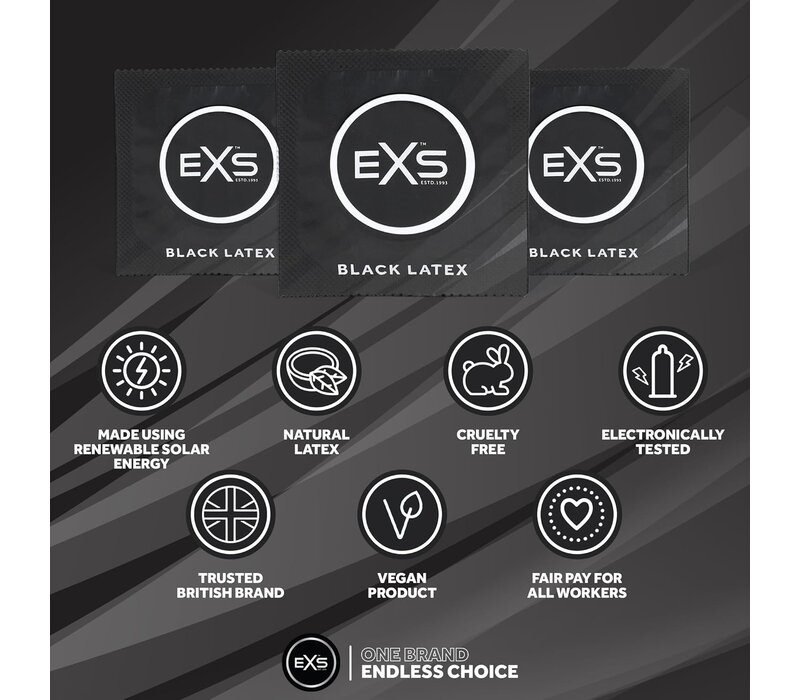 Black Latex condooms