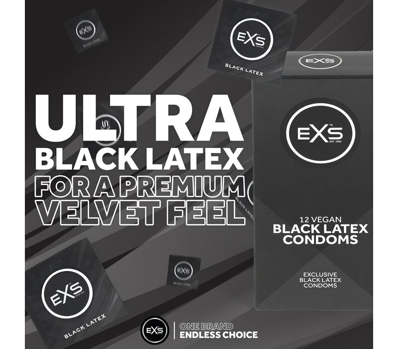 Black Latex condooms
