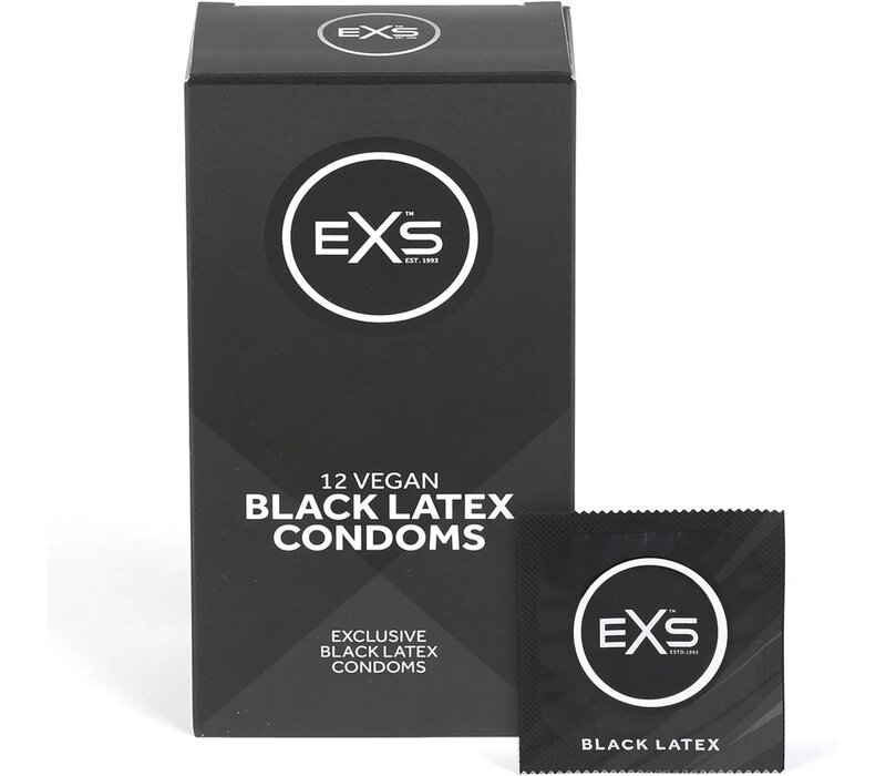 Black Latex condooms