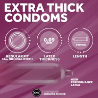 Extra Thick 12 dikkere condooms