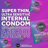 Vrouwencondoom met beenbandjes