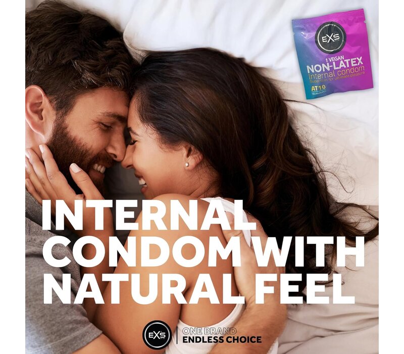 Vrouwencondoom met beenbandjes