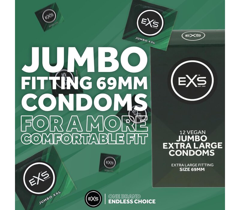 Jumbo XL condooms (69mm)