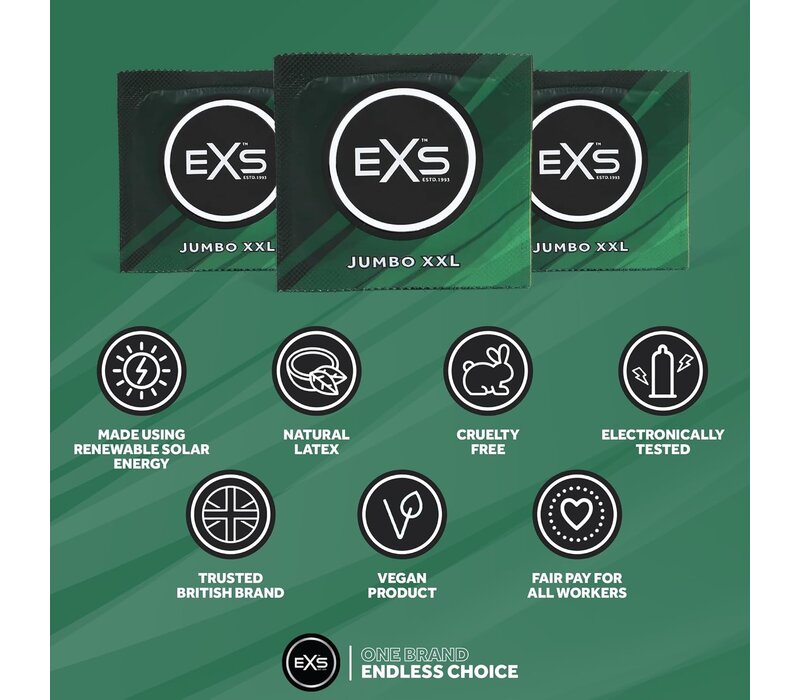 Jumbo XL condooms (69mm)
