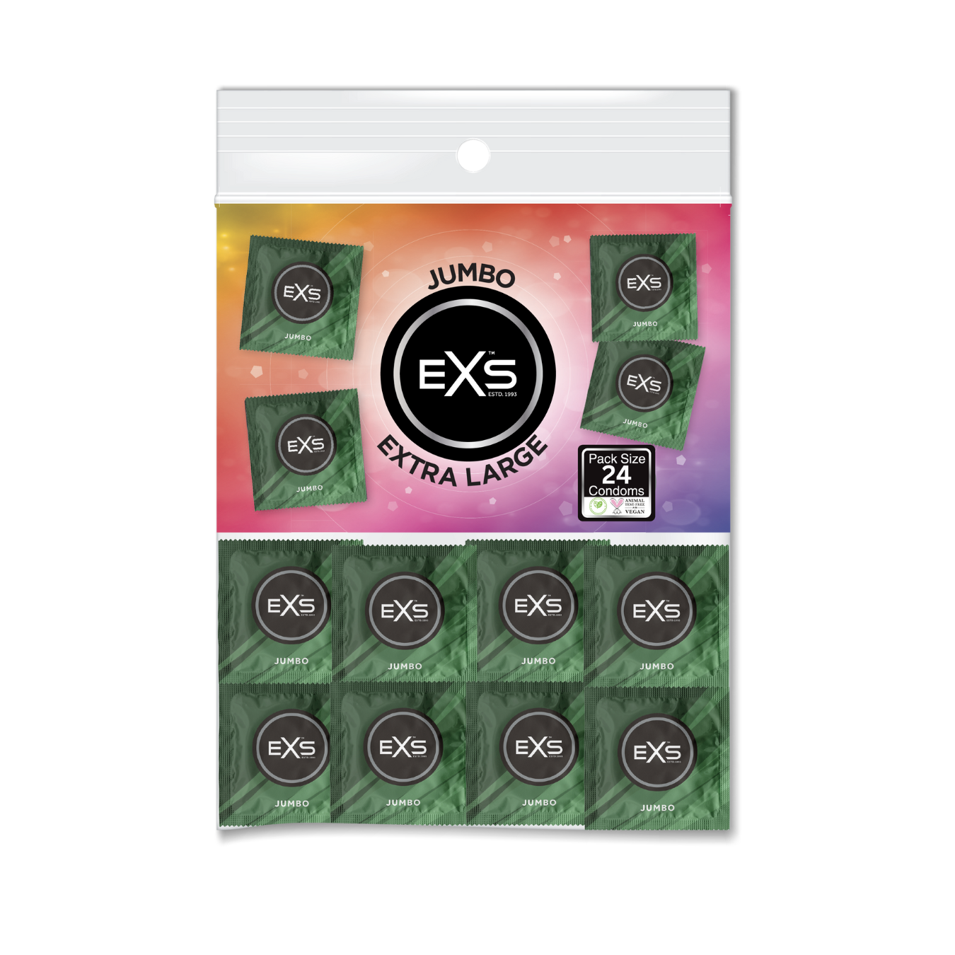 EXS Jumbo XL Condooms (69mm) 24 stuks afbeelding 1