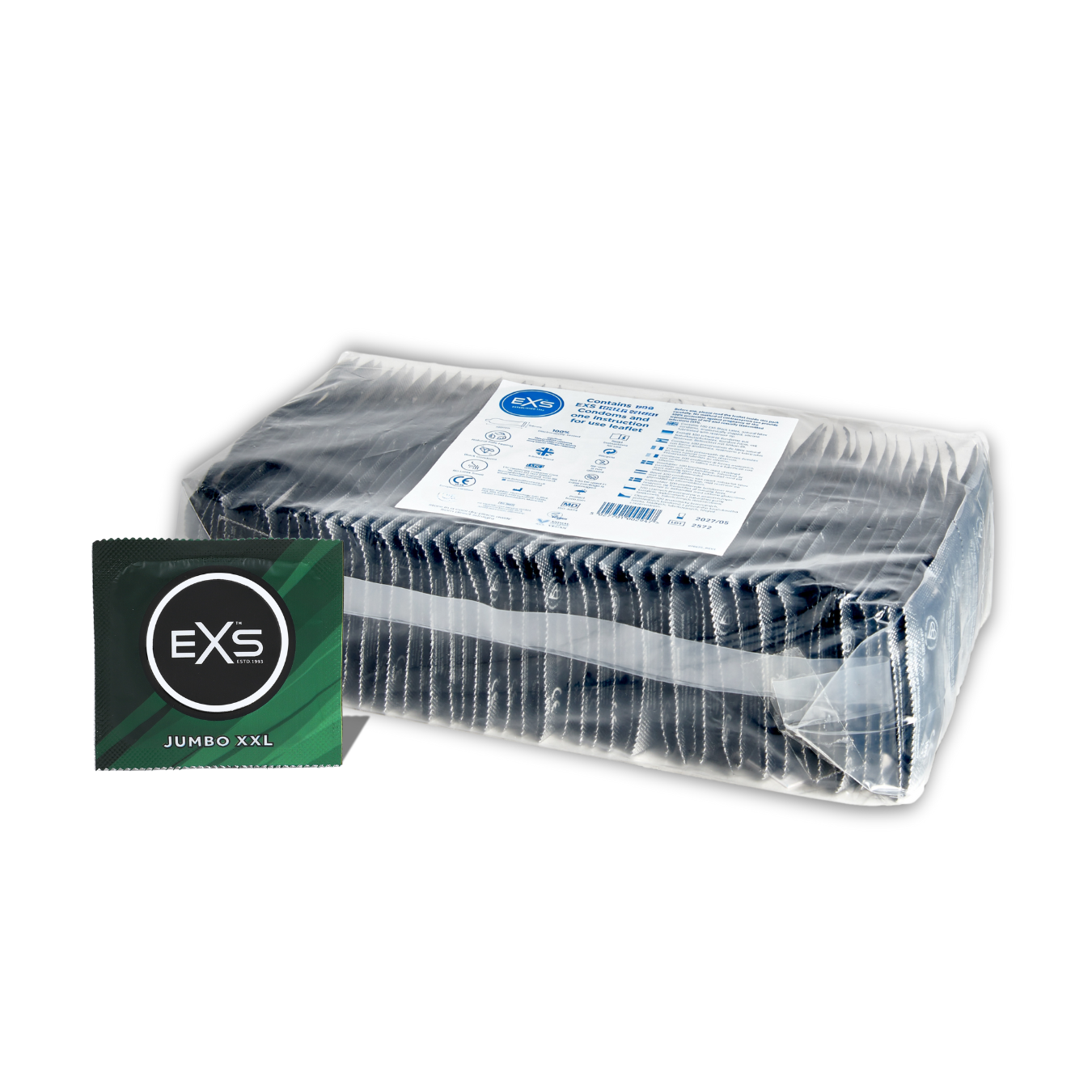 EXS Jumbo XL Condooms (69mm) 144 stuks afbeelding