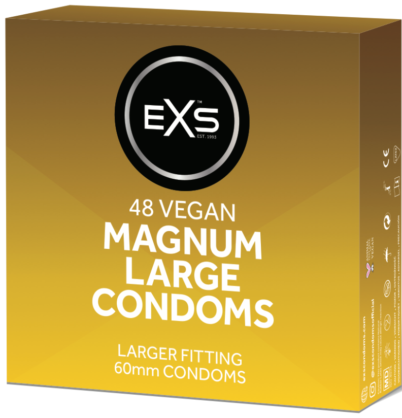 EXS Magnum Large Condooms (60mm) 48 stuks afbeelding 1