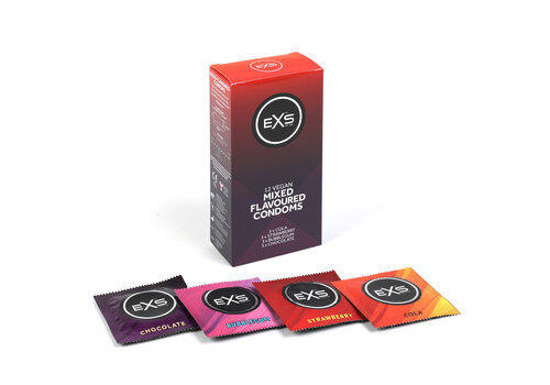 EXS Mixed Flavoured -  condooms met smaakje
