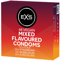 Mixed Flavoured -  condooms in de smaken cola, bubblegum, aardbei en chocolade