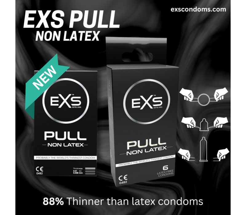 Pull latexvrije condooms met strip