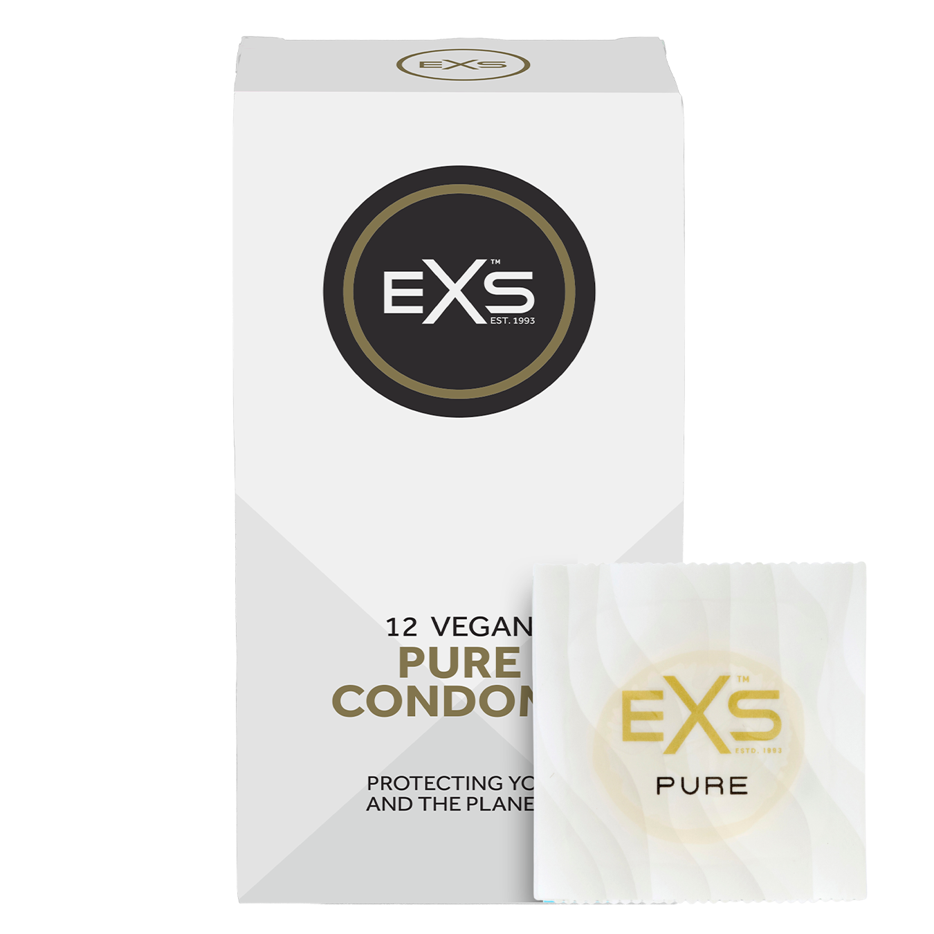 EXS Pure Ultradunne Vegan Condooms afbeelding