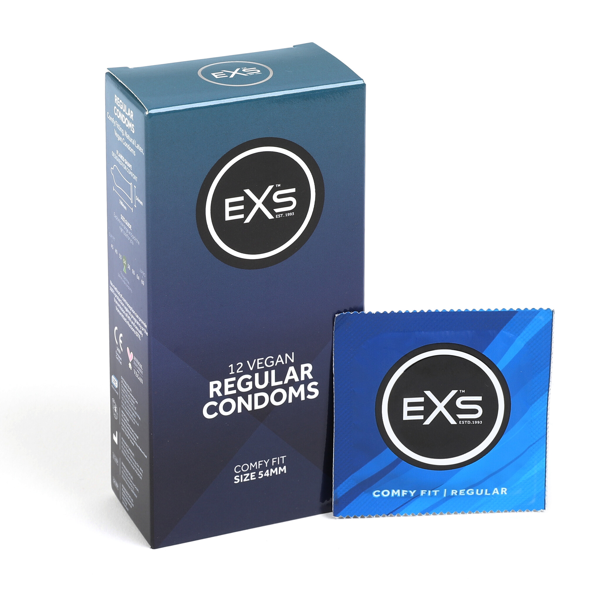 EXS Regular Comfy Fit Condooms 12 stuks afbeelding 1