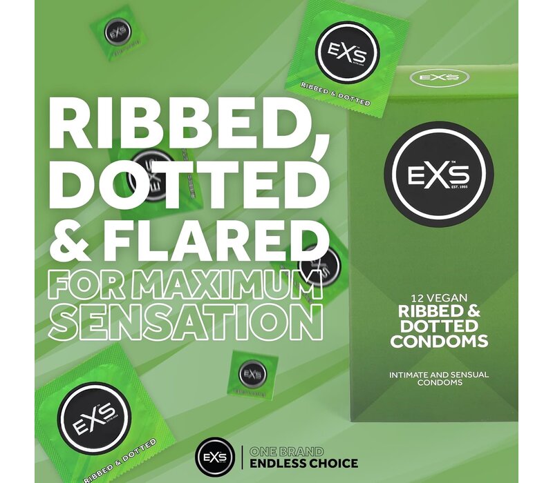 Ribbed & Dotted condooms