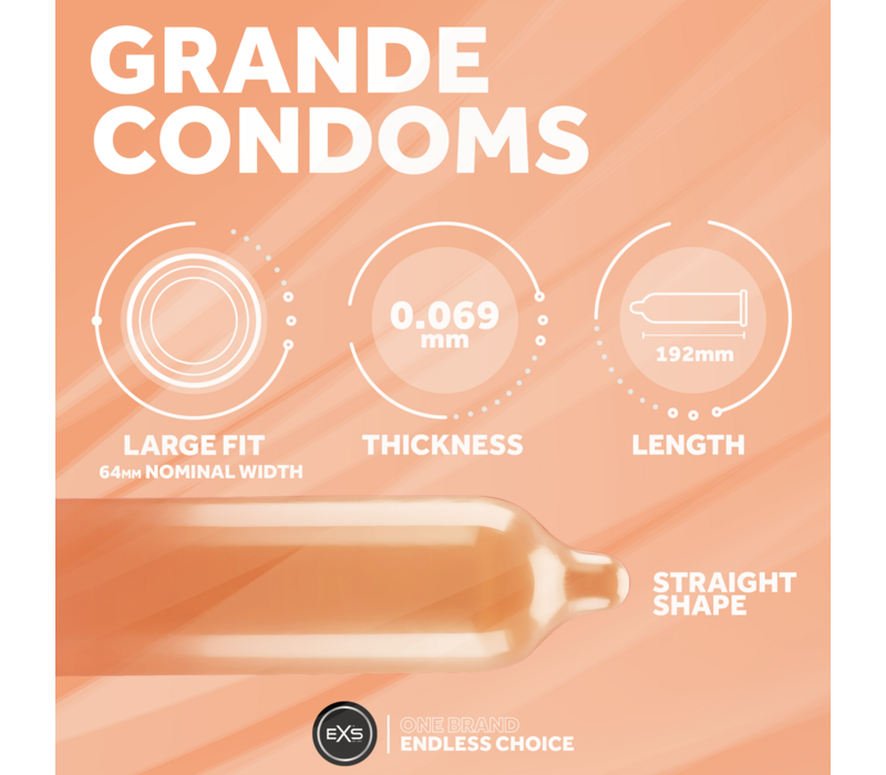 Grande XL 64mm condooms
