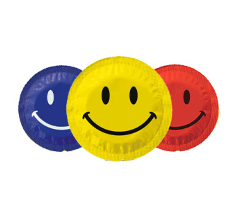 Smiley Face 100 condooms