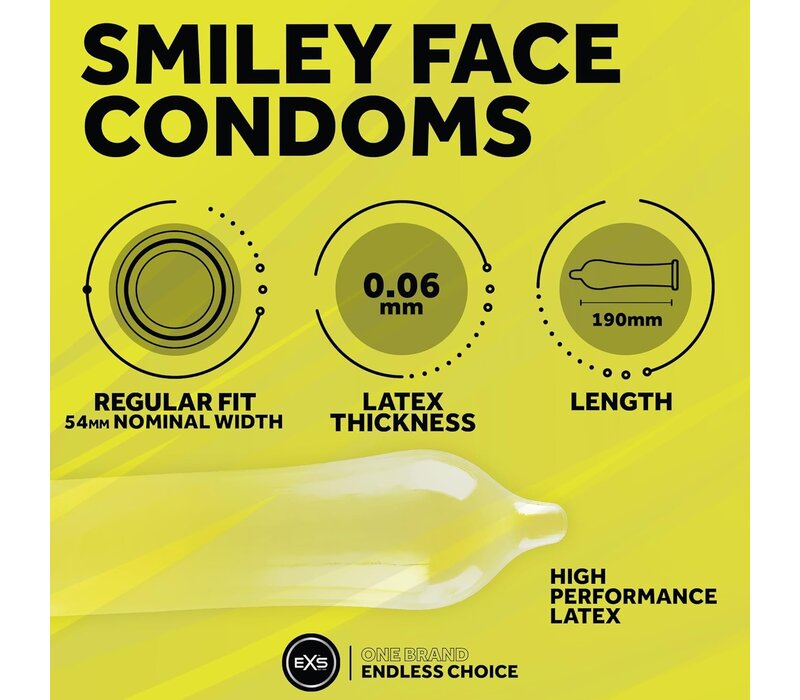 Smiley Face 100 condooms