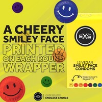 Smiley Face 100 condooms