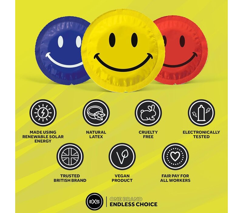 Smiley Face 100 condooms