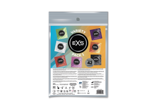 EXS Variety Pack 1 - assortiment 42 condooms