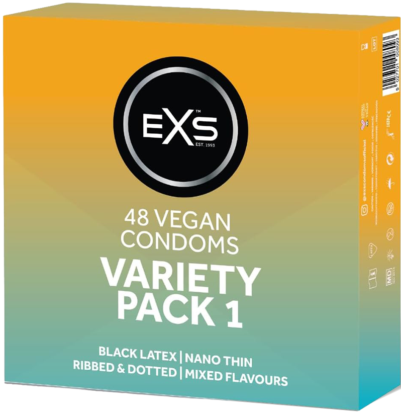 EXS Variety Pack 1 - Assortiment 48 Condooms afbeelding