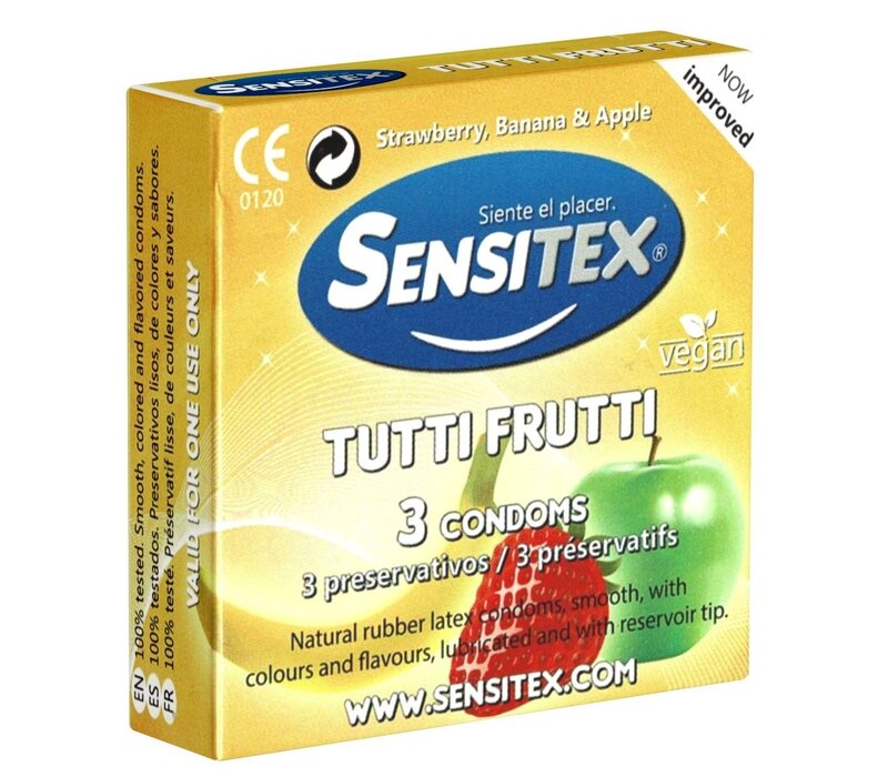 Tutti Frutti 3 smaakcondooms