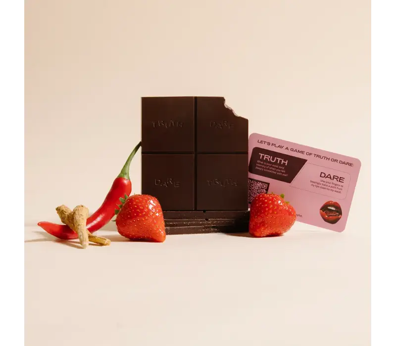 Chocolade - Strawberry Popping