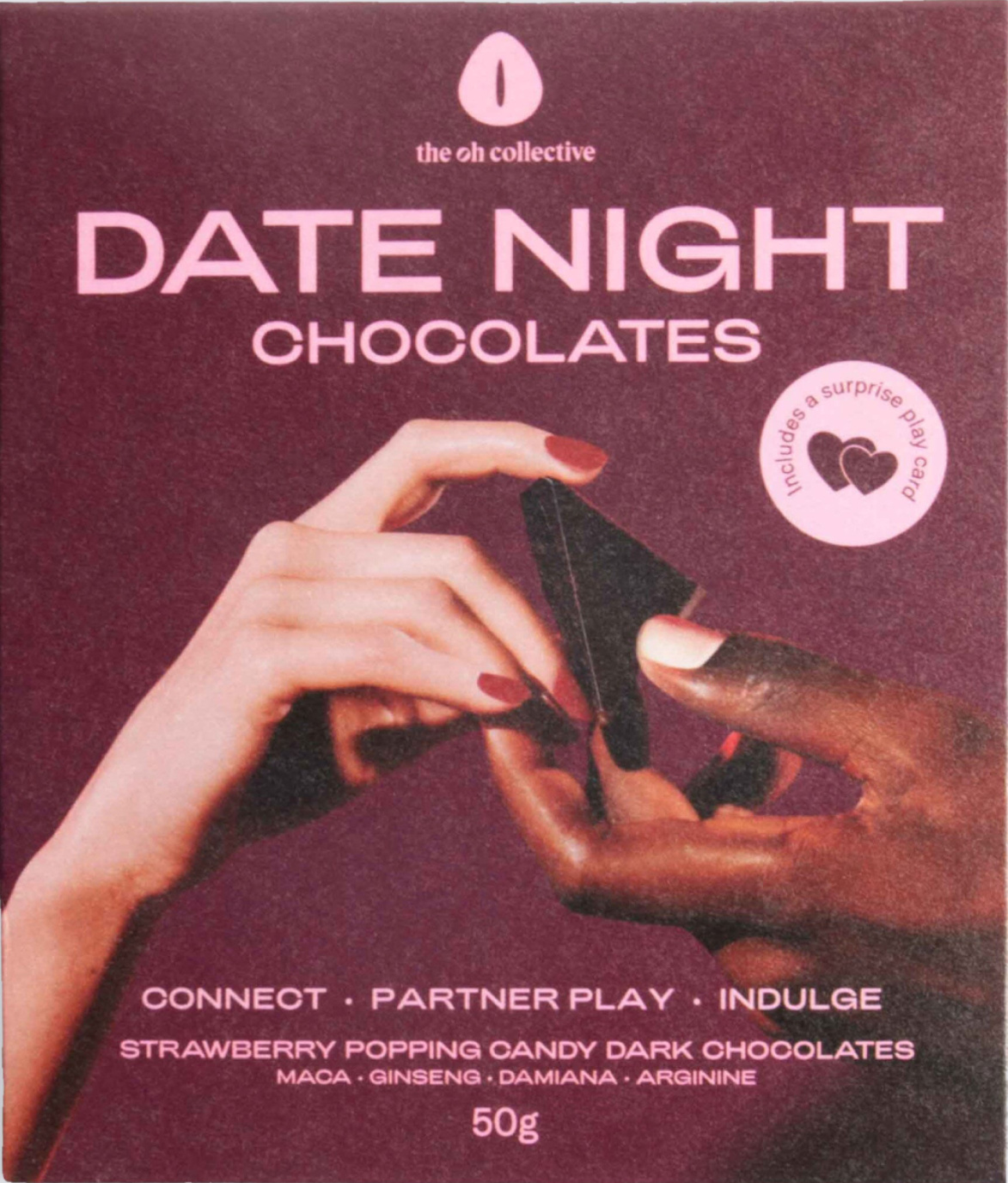 Date Night Chocolade - Strawberry Popping