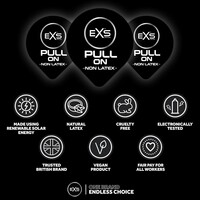 Pull Large XL (60mm) latexvrije condooms met strip