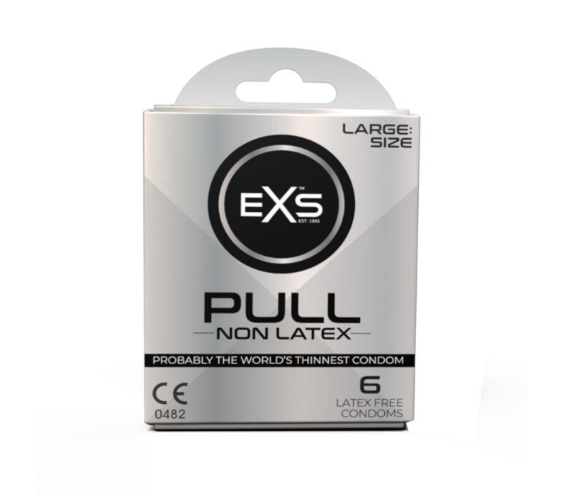 Pull Large XL (60mm) latexvrije condooms met strip