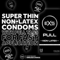 Pull Large XL (60mm) latexvrije condooms met strip